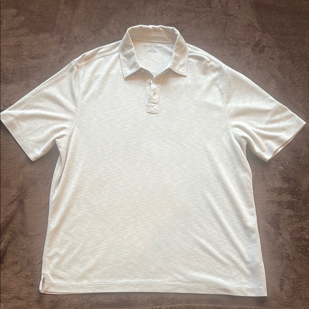 Men's White Polo Shirt